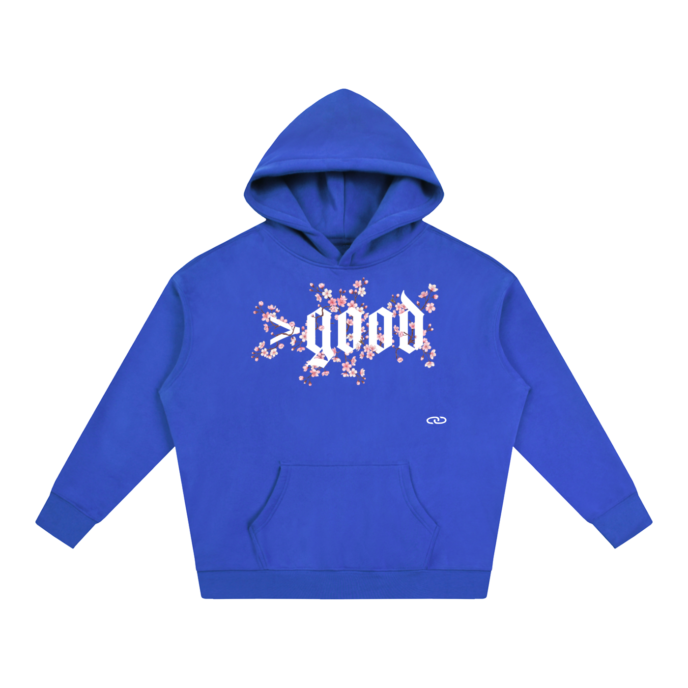 Cherry Blossom Oversize Fleeced Hoodie