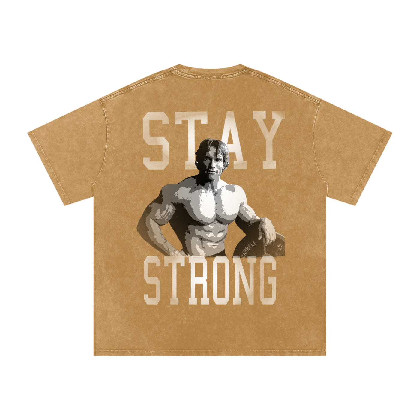 Arnie Stay Strong Snow Washed Tee