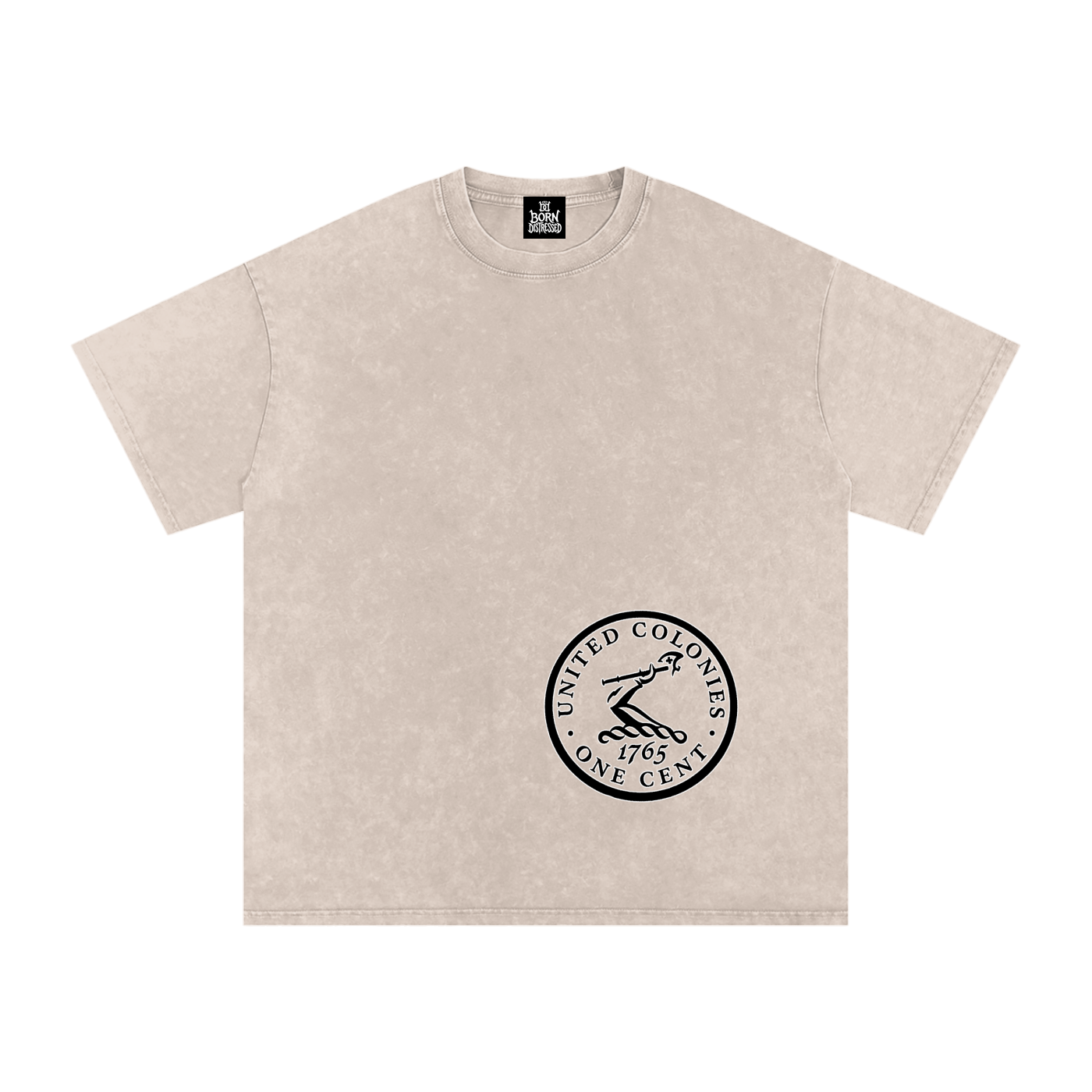 Henny Penny Snow Washed Oversized Cotton Tee