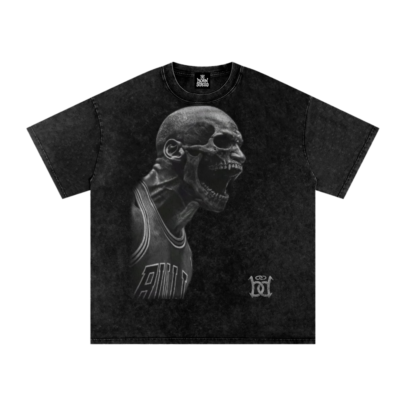 Michael Jordan / Living Legend Snow Washed Oversized Cotton Tee