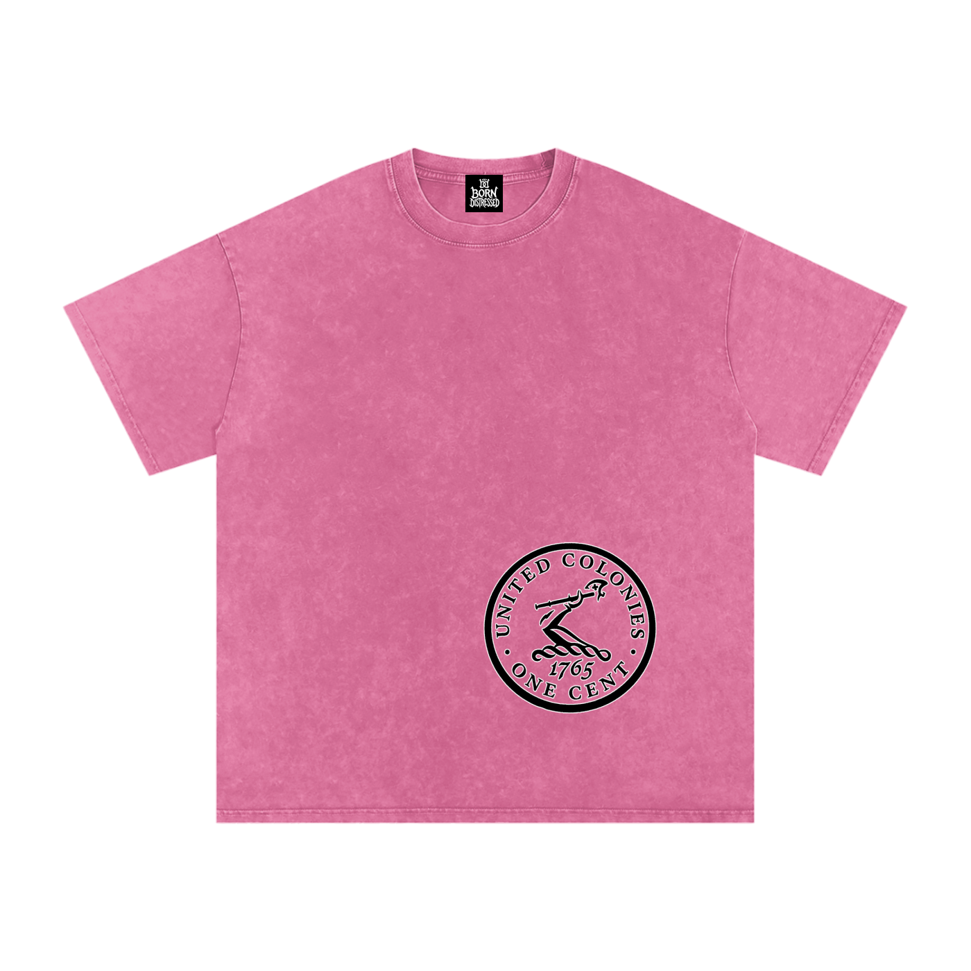 Henny Penny Snow Washed Oversized Cotton Tee
