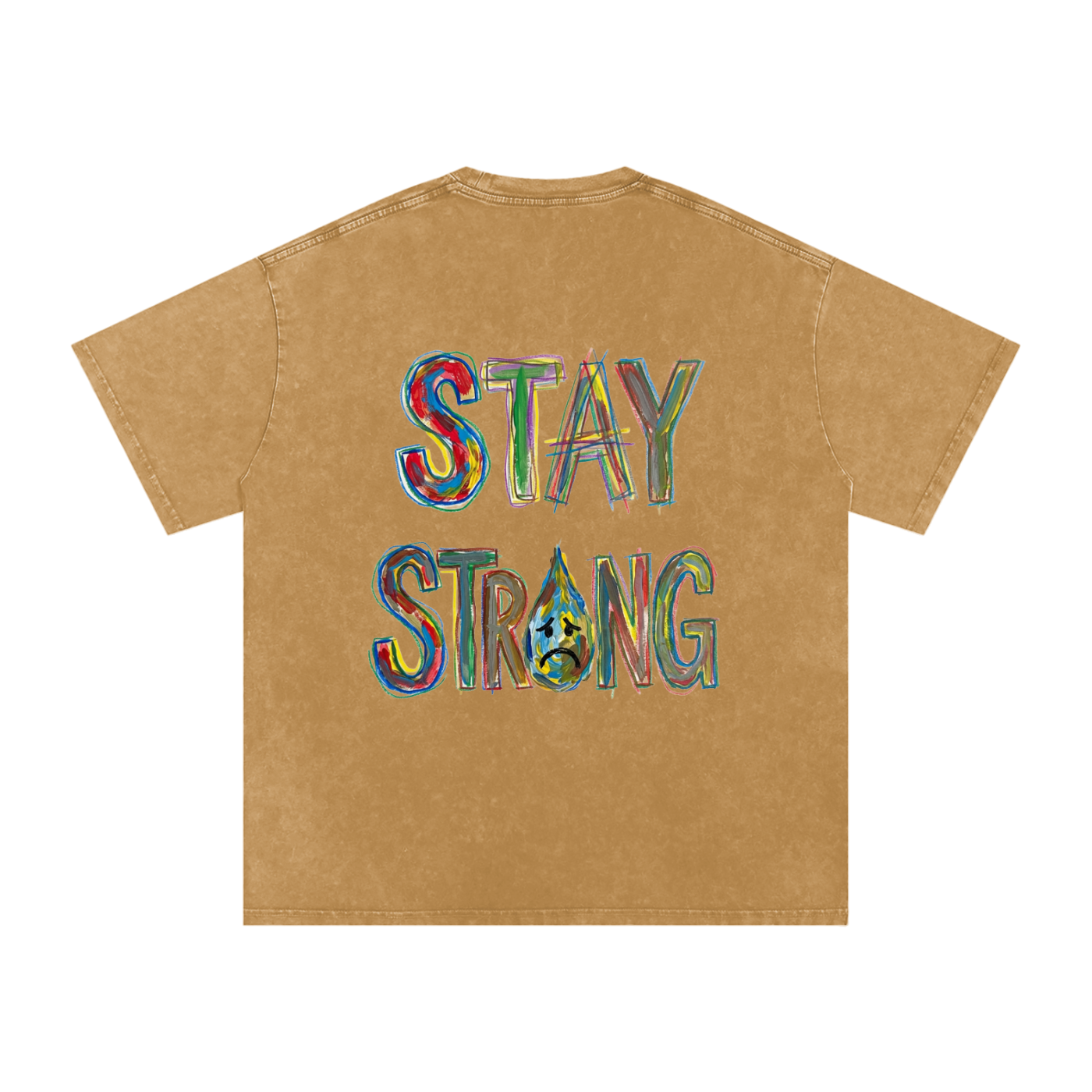 Outside the Lines Snow Washed Oversized Tee