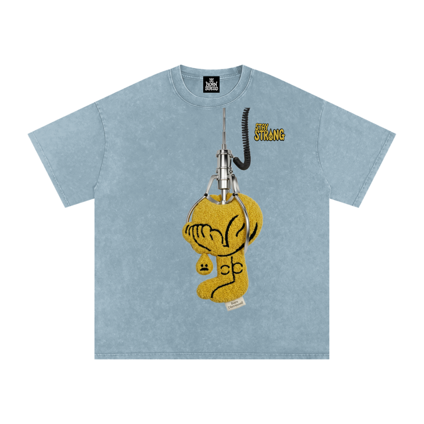 Dollar 2 Play Snow Washed Oversized Cotton Tee