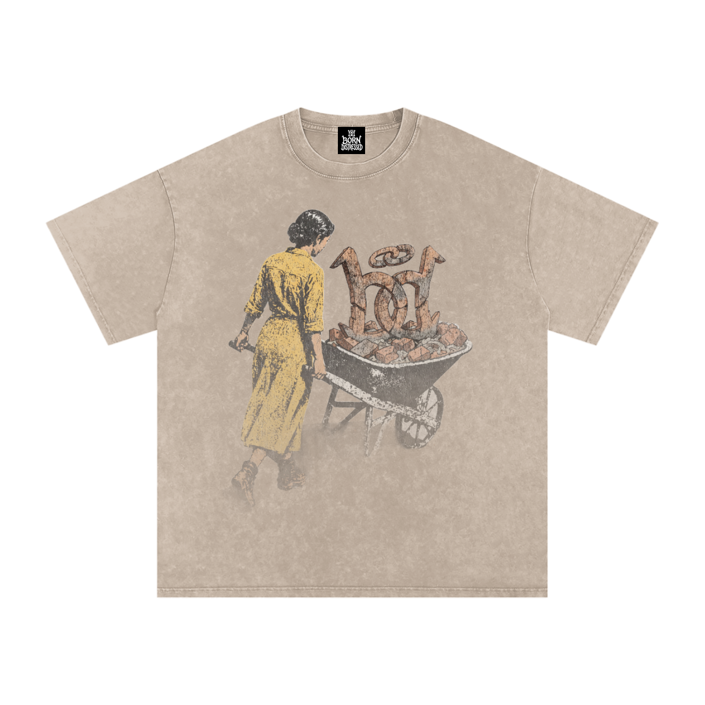 Brick by Brick Snow Washed Tee