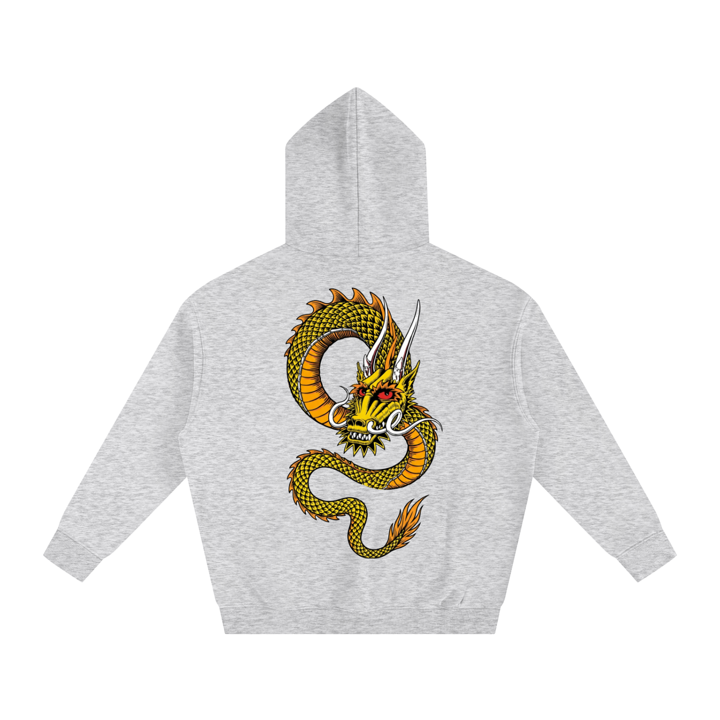 Dragon 80's Vintage Skateboard Desk Oversize Fleeced Hoodie