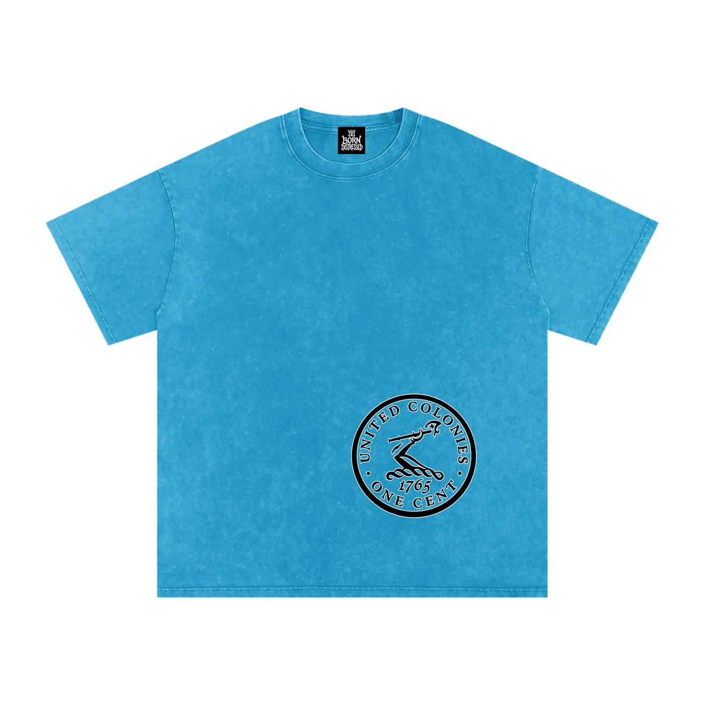 Henny Penny Snow Washed Oversized Cotton Tee
