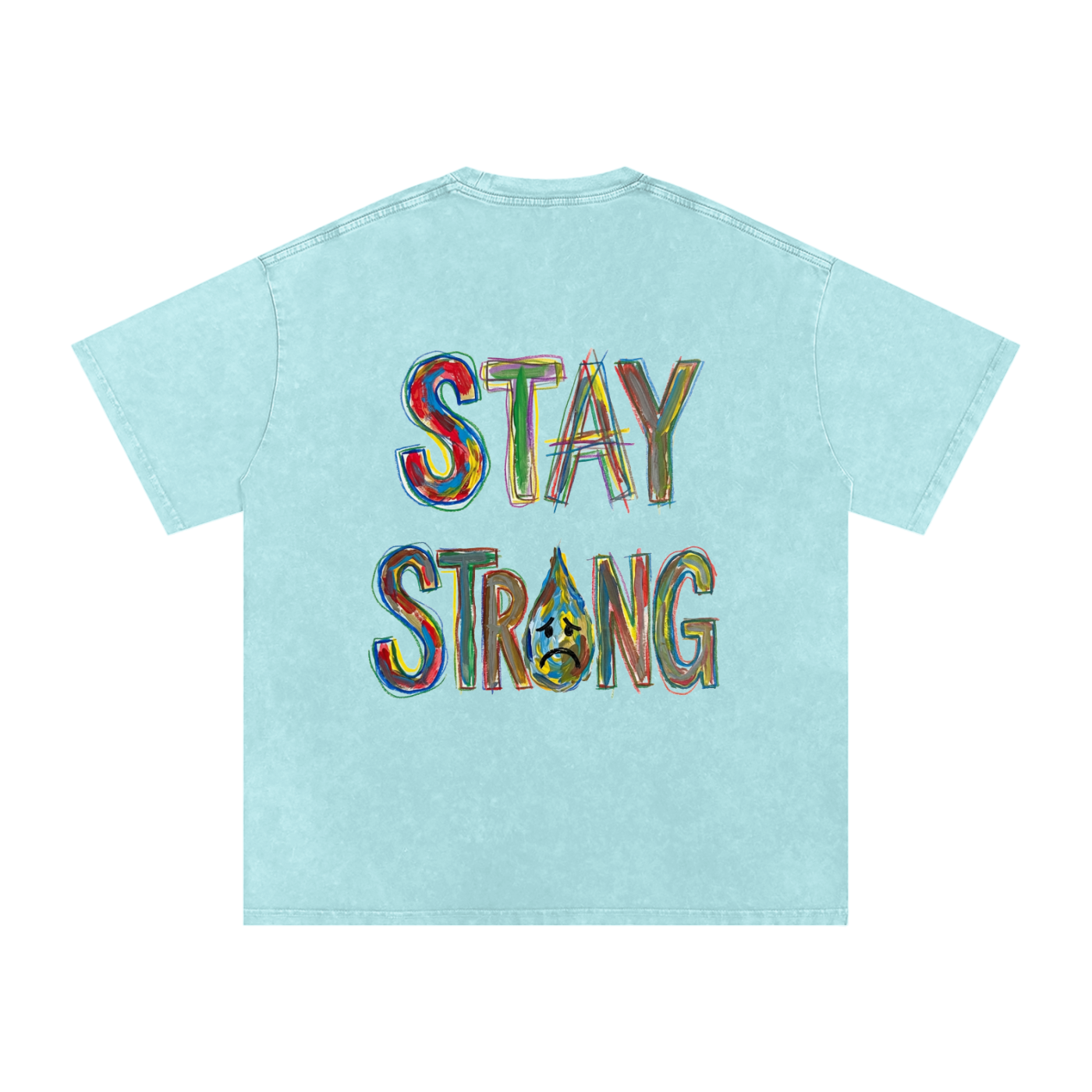 Outside the Lines Snow Washed Oversized Tee
