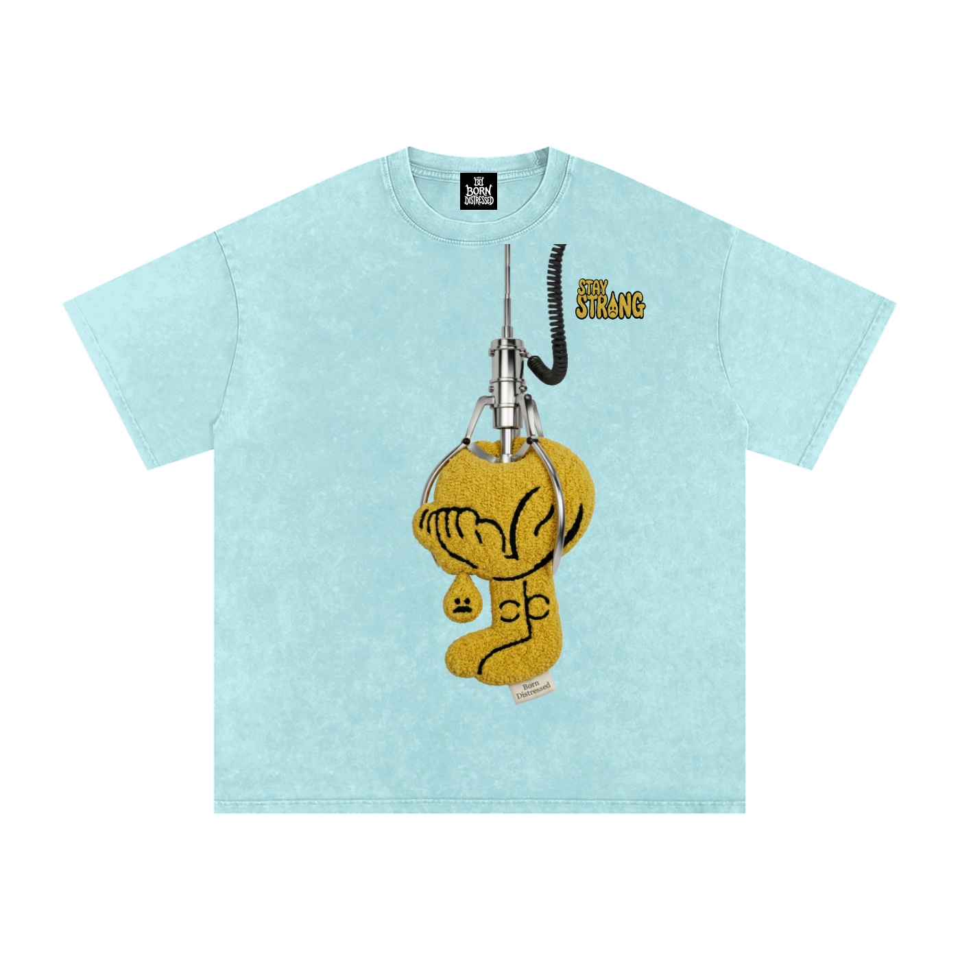 Dollar 2 Play Snow Washed Oversized Cotton Tee