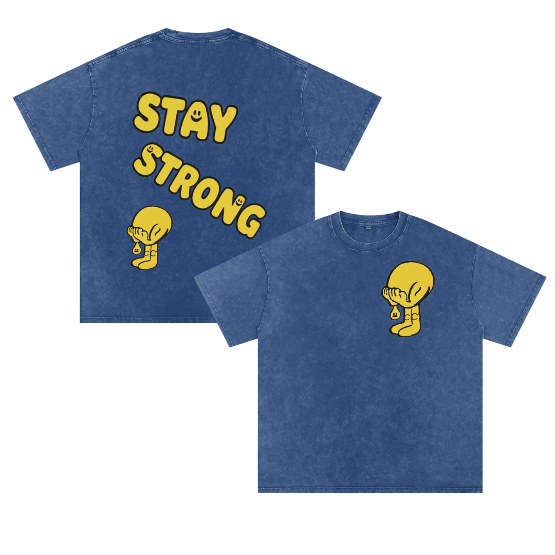 Stay Strong Embroidered Tee