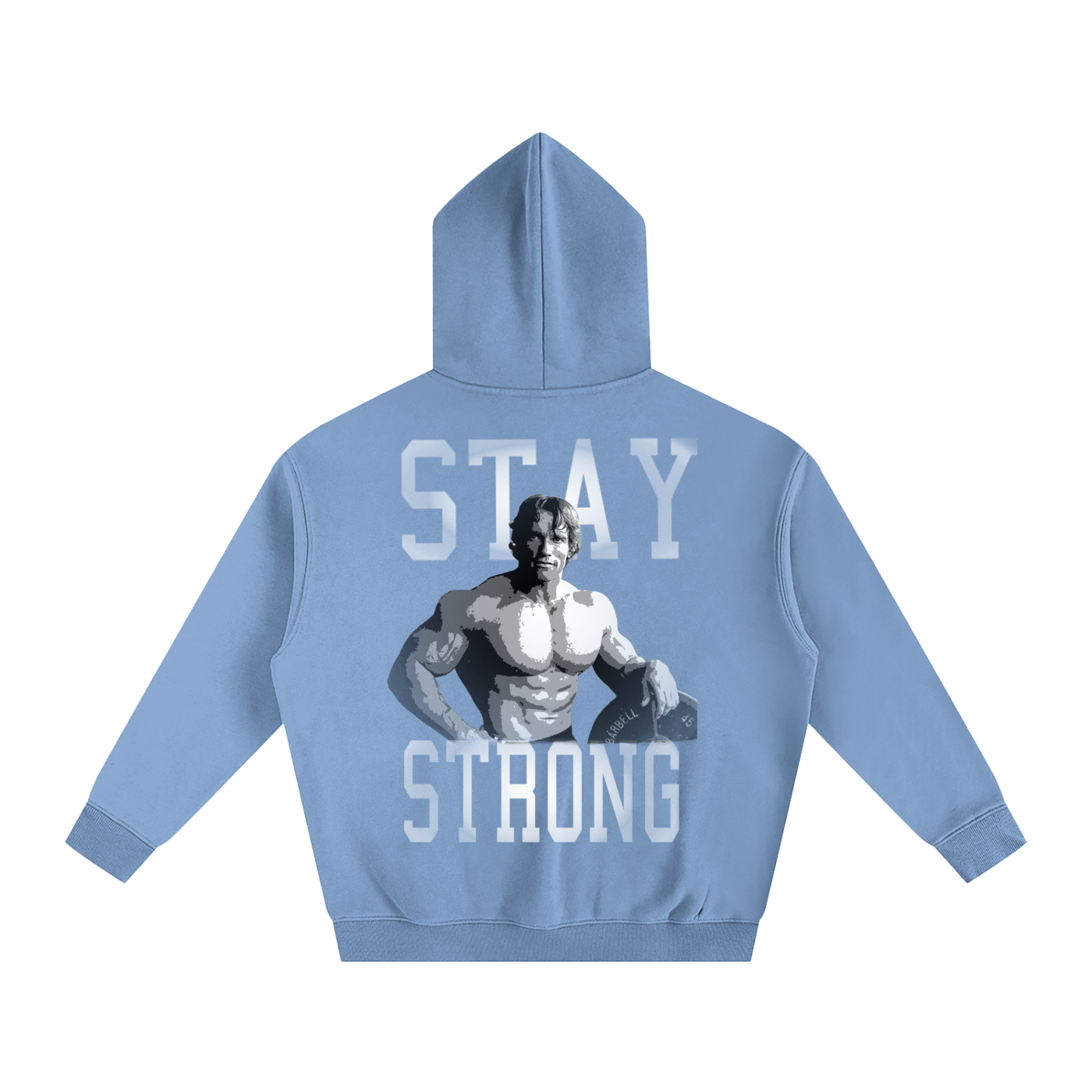 Arnie Stay Strong Oversize Fleeced Hoodie