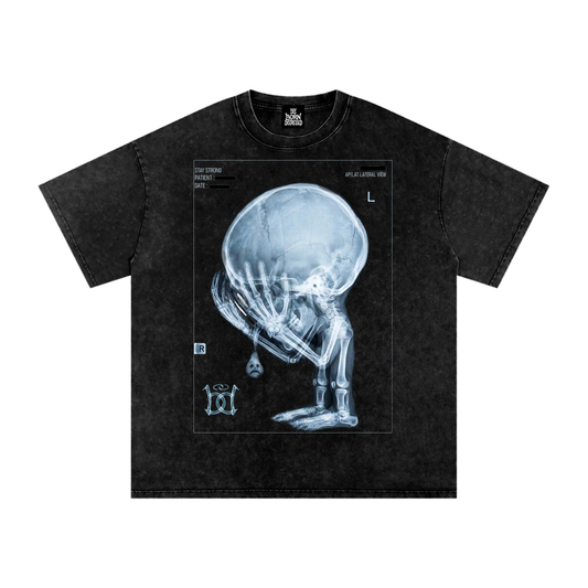 XRAY Snow Washed Oversized Cotton Tee