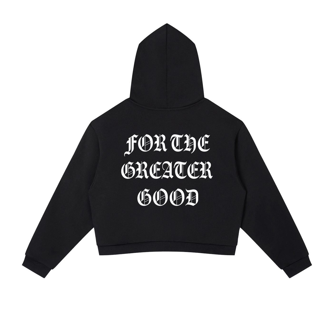 >good Contrast Side Stripe Cropped Hoodie