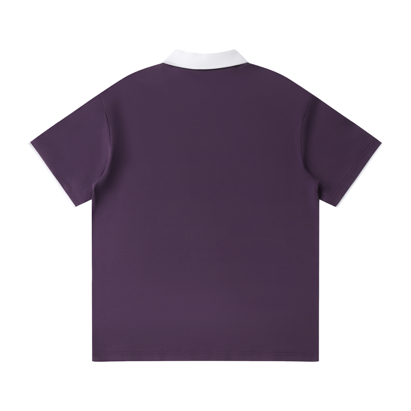 >good Contrast Collar Raglan Polo Shirt