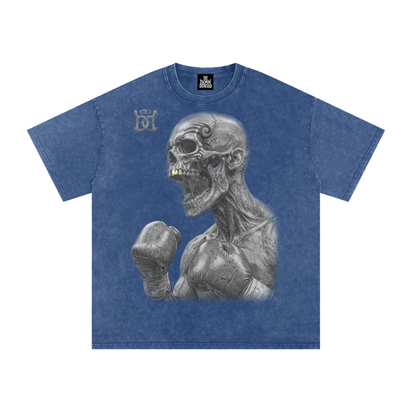 Mike Tyson / Living Legend Snow Washed Oversized Cotton Tee