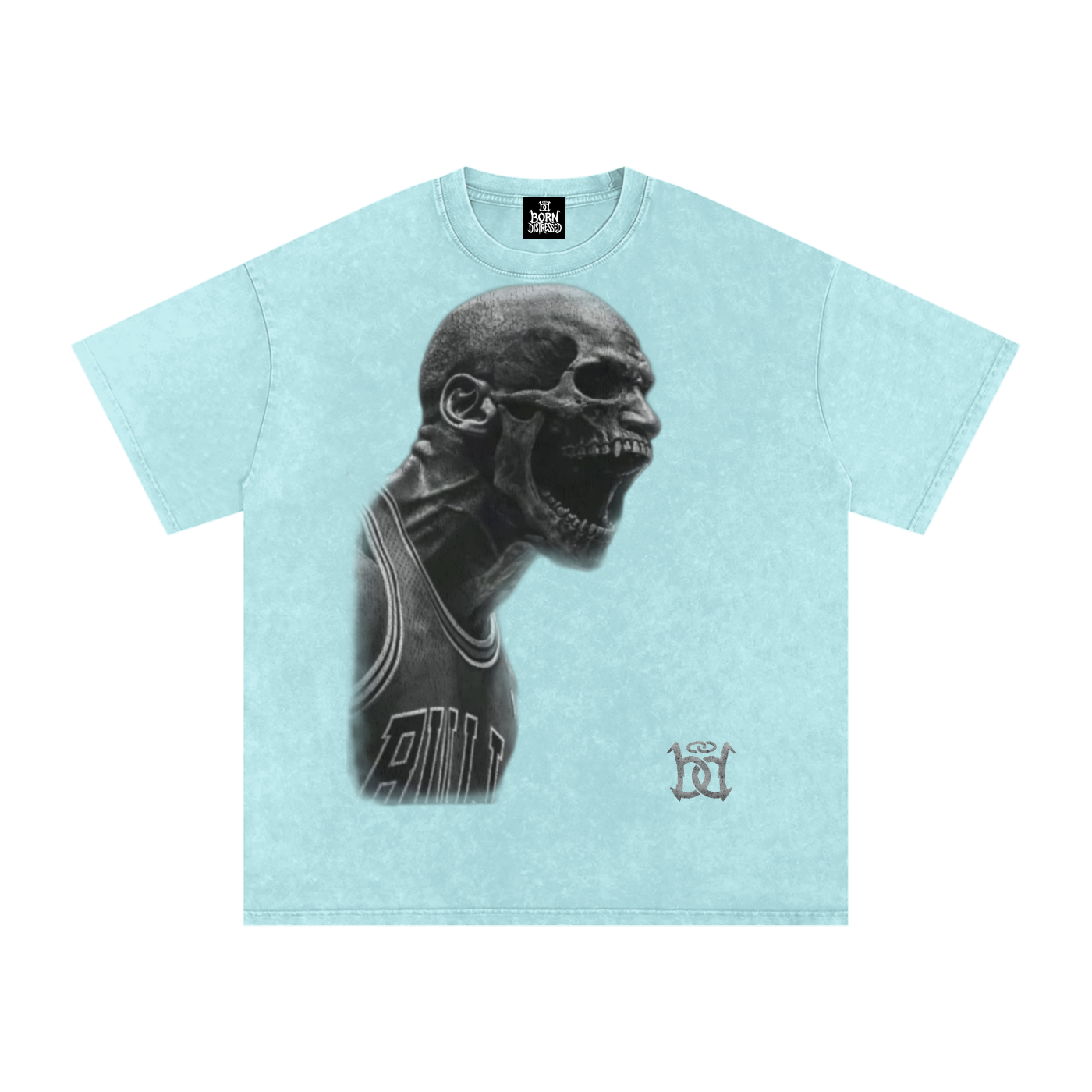 Michael Jordan / Living Legend Snow Washed Oversized Cotton Tee