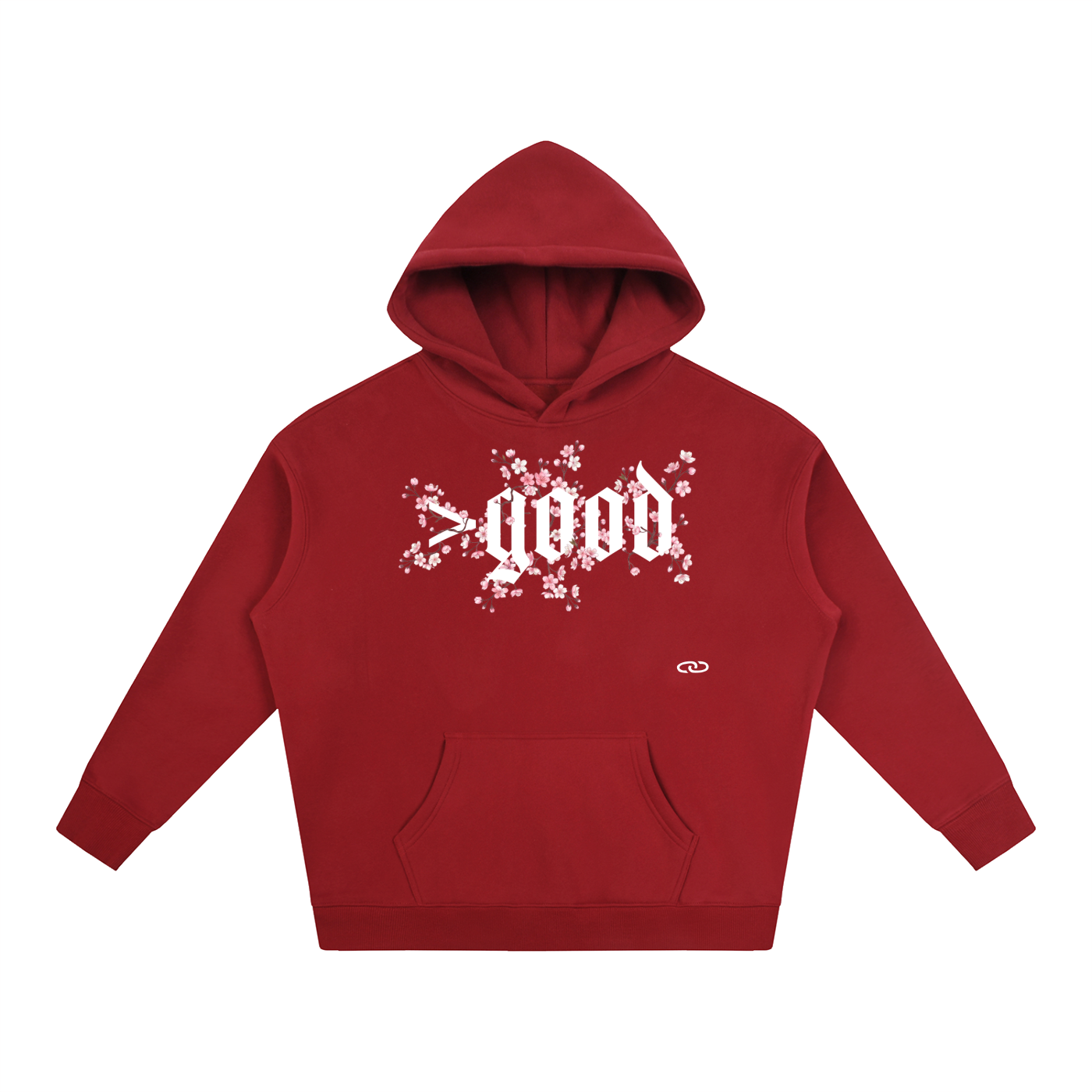 Cherry Blossom Oversize Fleeced Hoodie