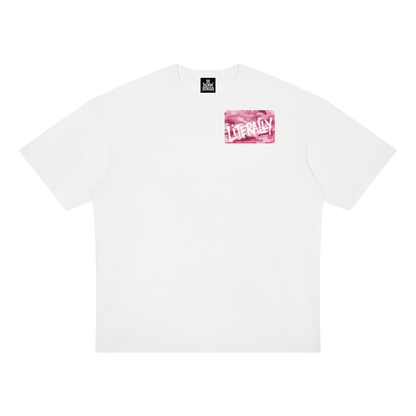 My Name is Literally My Name Pink Camo Oversized Tee