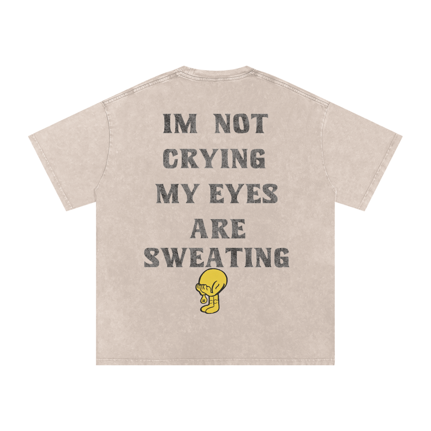 Blood, Sweat, & Tears Snow Washed Oversized Cotton Tee
