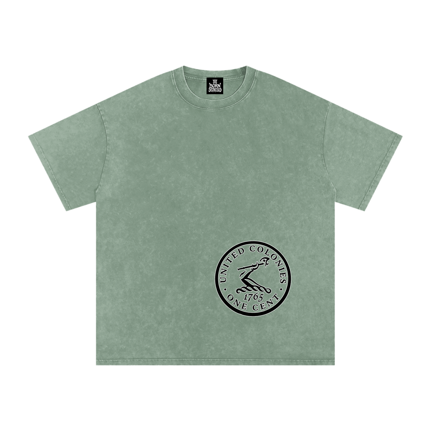 Henny Penny Snow Washed Oversized Cotton Tee
