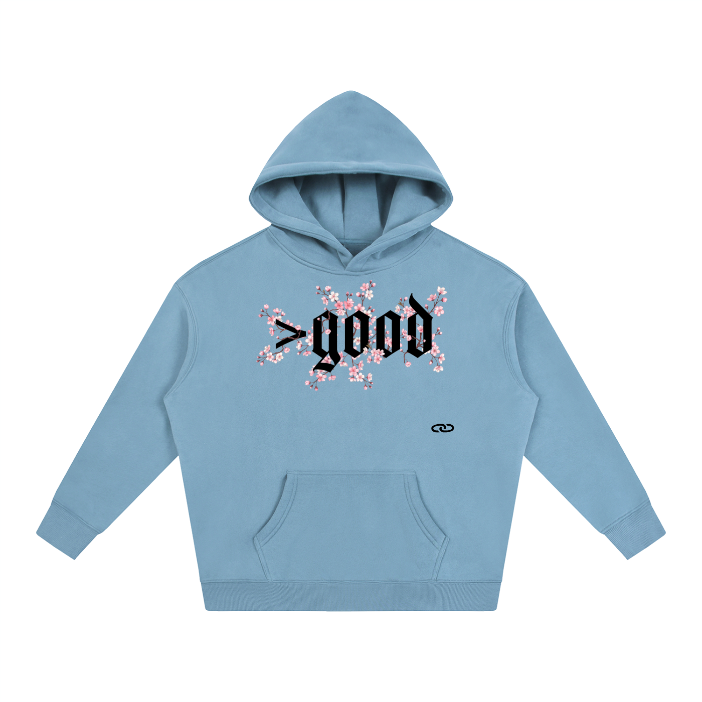 Cherry Blossom Oversize Fleeced Hoodie