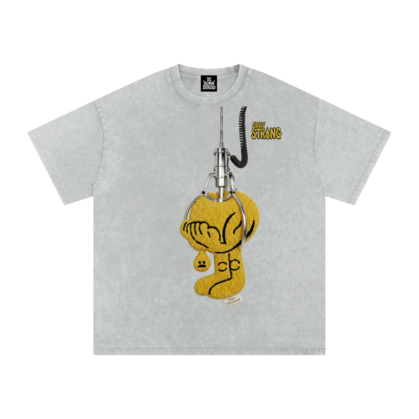 Dollar 2 Play Snow Washed Oversized Cotton Tee