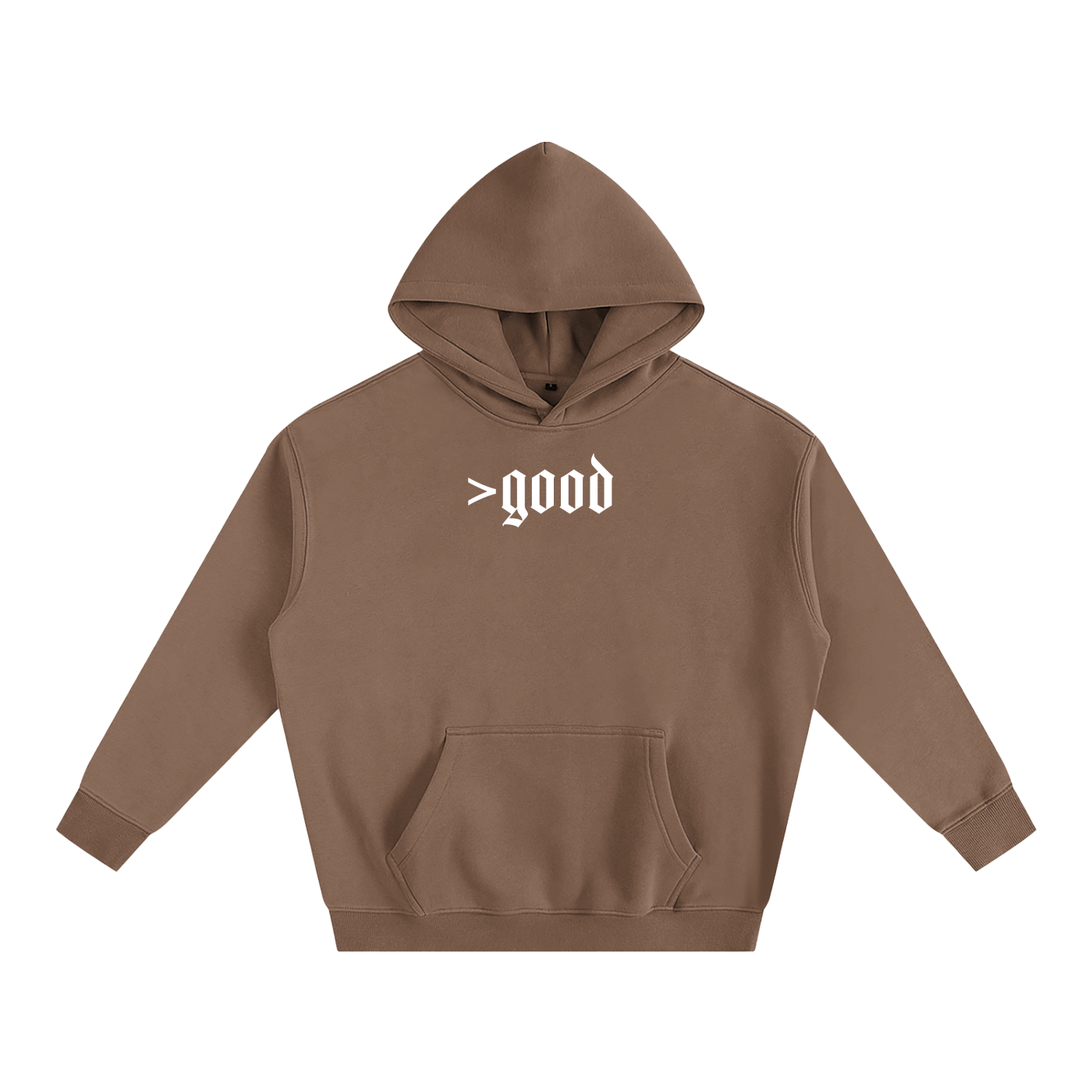>good Oversize Fleeced Hoodie