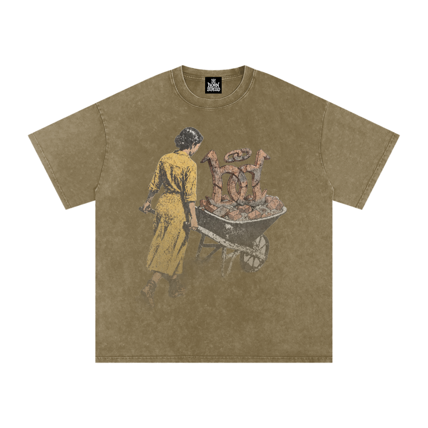Brick by Brick Snow Washed Tee