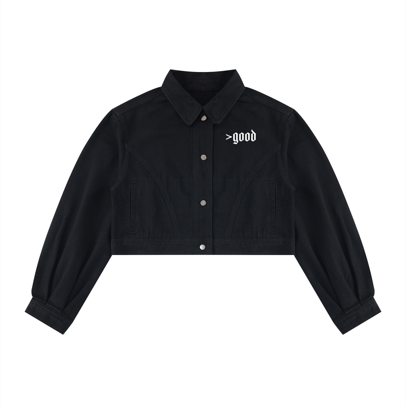 Women’s Crop Denim Jacket V2