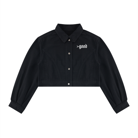 Women’s Crop Denim Jacket V2