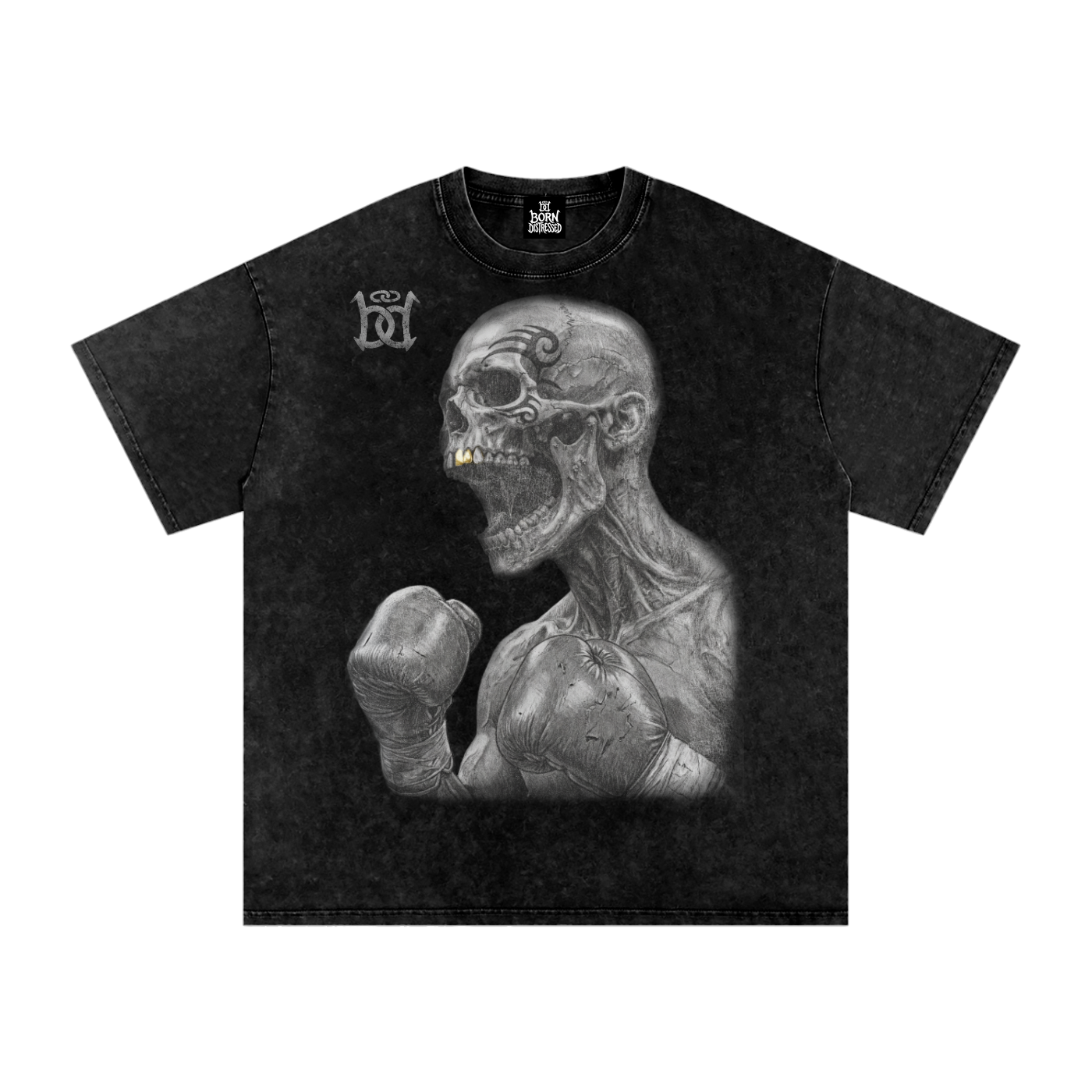 Mike Tyson / Living Legend Snow Washed Oversized Cotton Tee