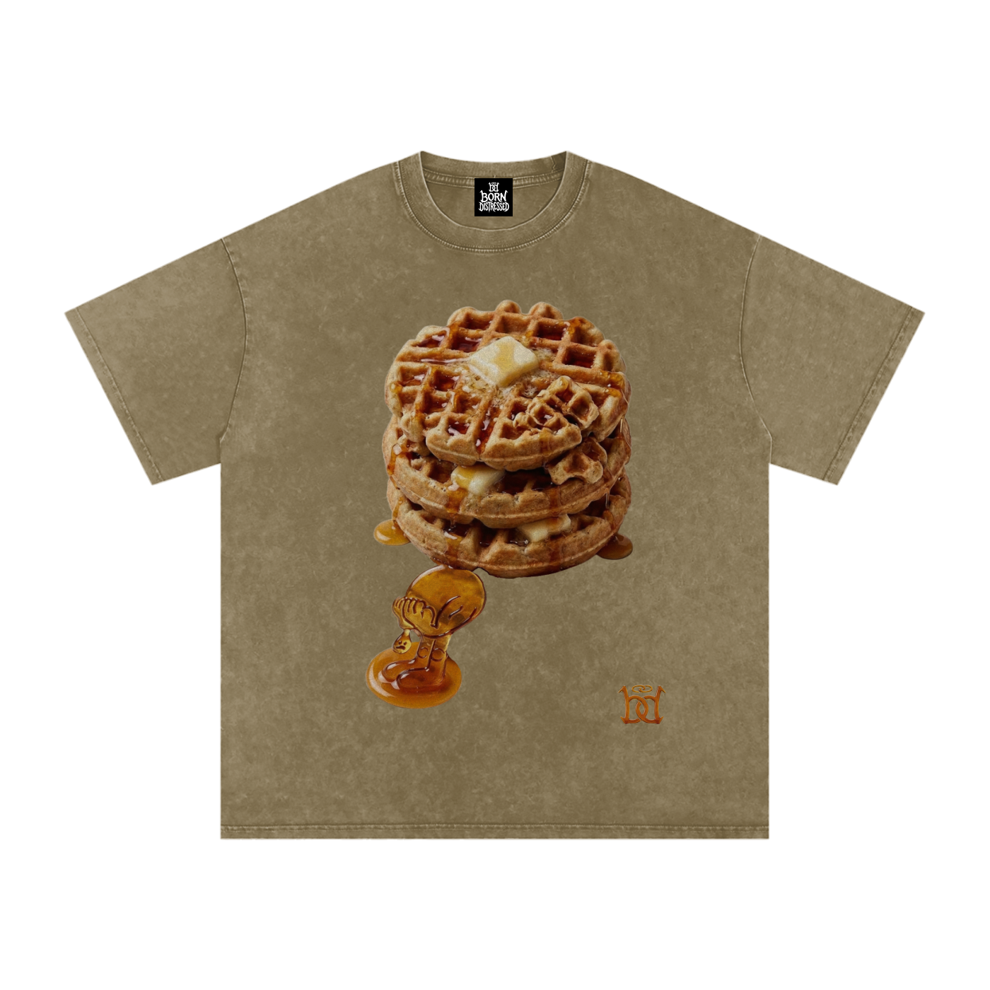 Stackz Snow Washed Oversized Cotton Tee