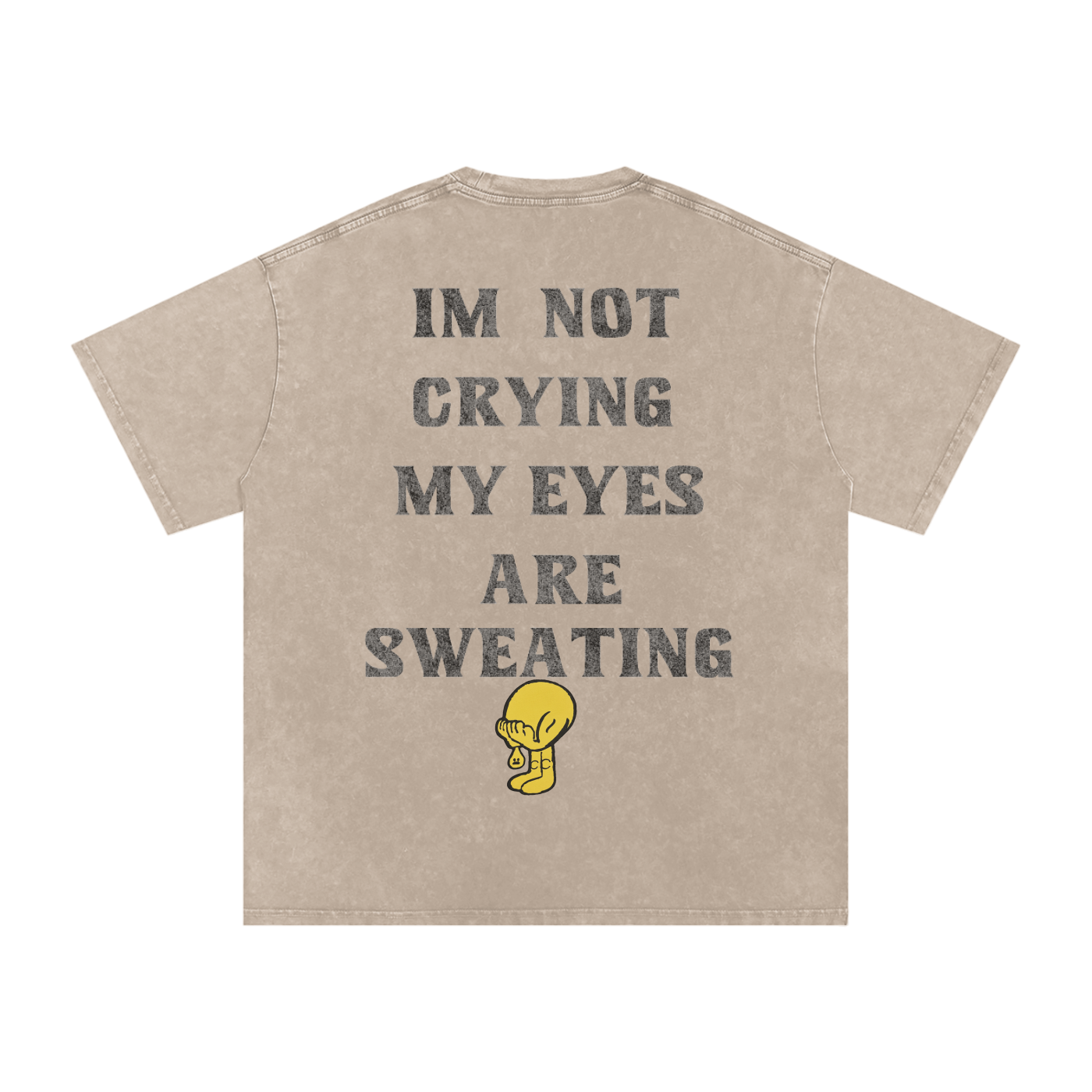 Blood, Sweat, & Tears Snow Washed Oversized Cotton Tee