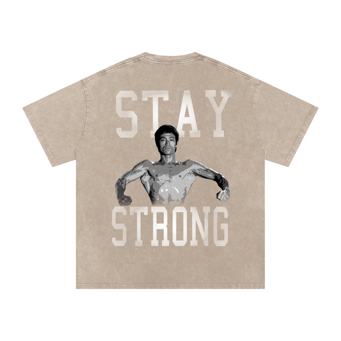 Be Water Snow Washed Oversized Tee