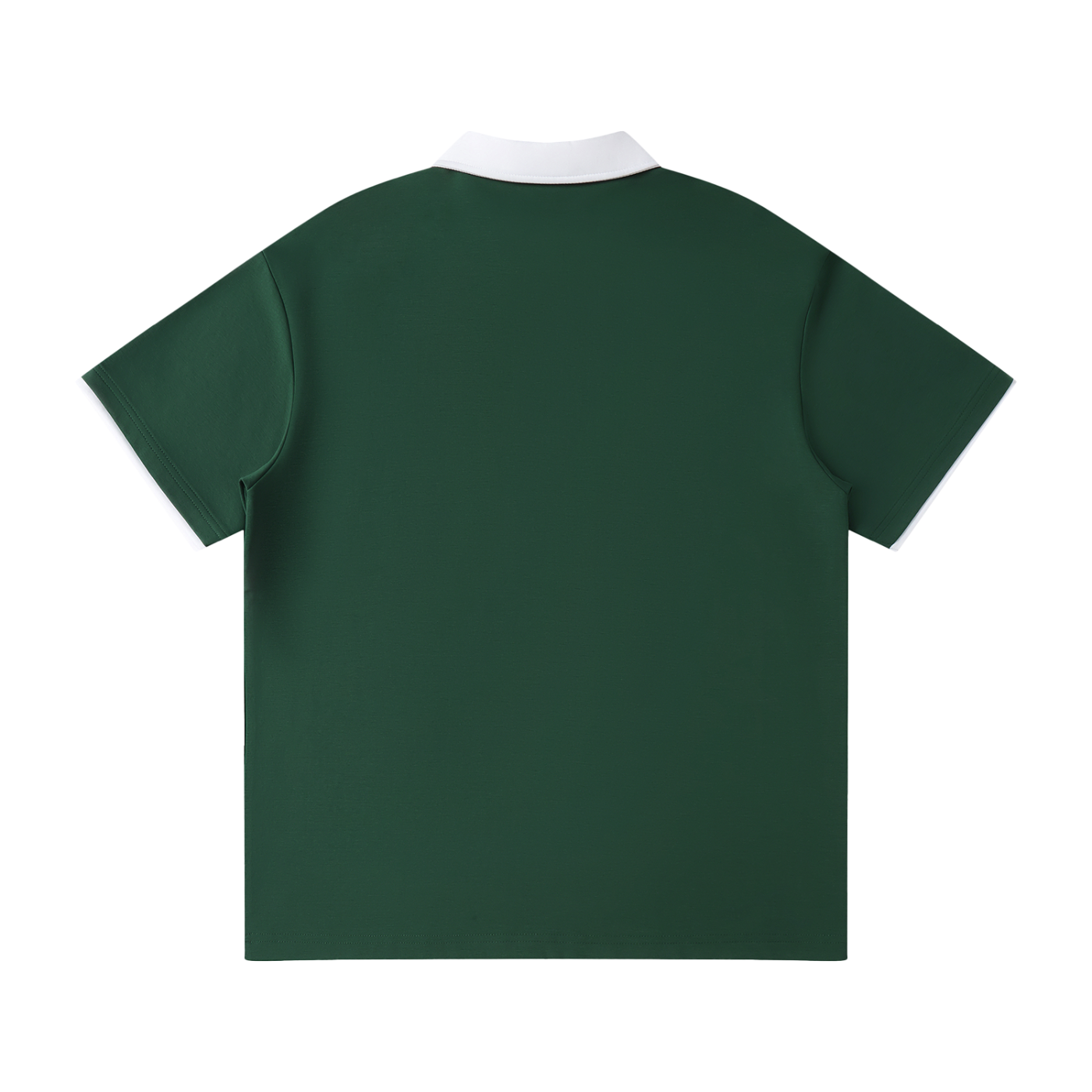 >good Contrast Collar Raglan Polo Shirt