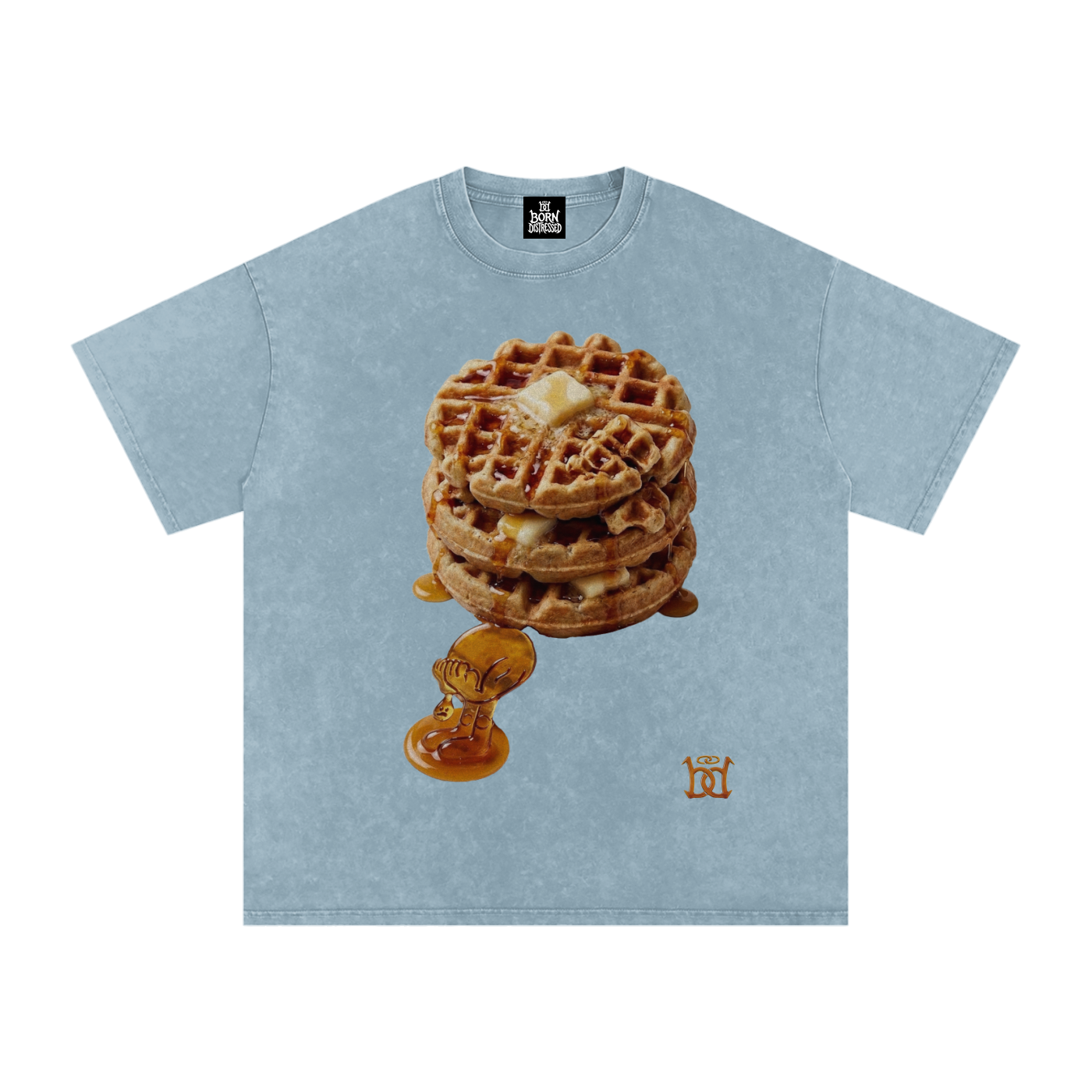 Stackz Snow Washed Oversized Cotton Tee