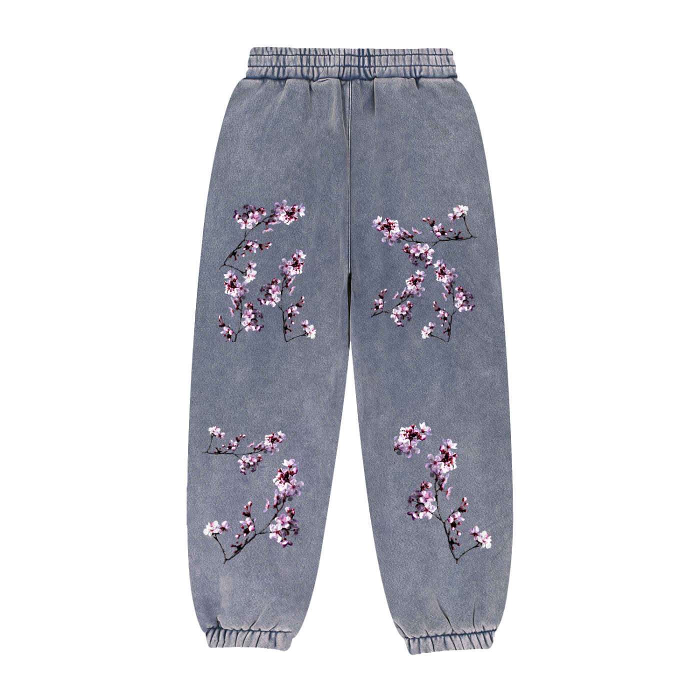 Cherry Blossom Fleeced Jogger Sweatpants