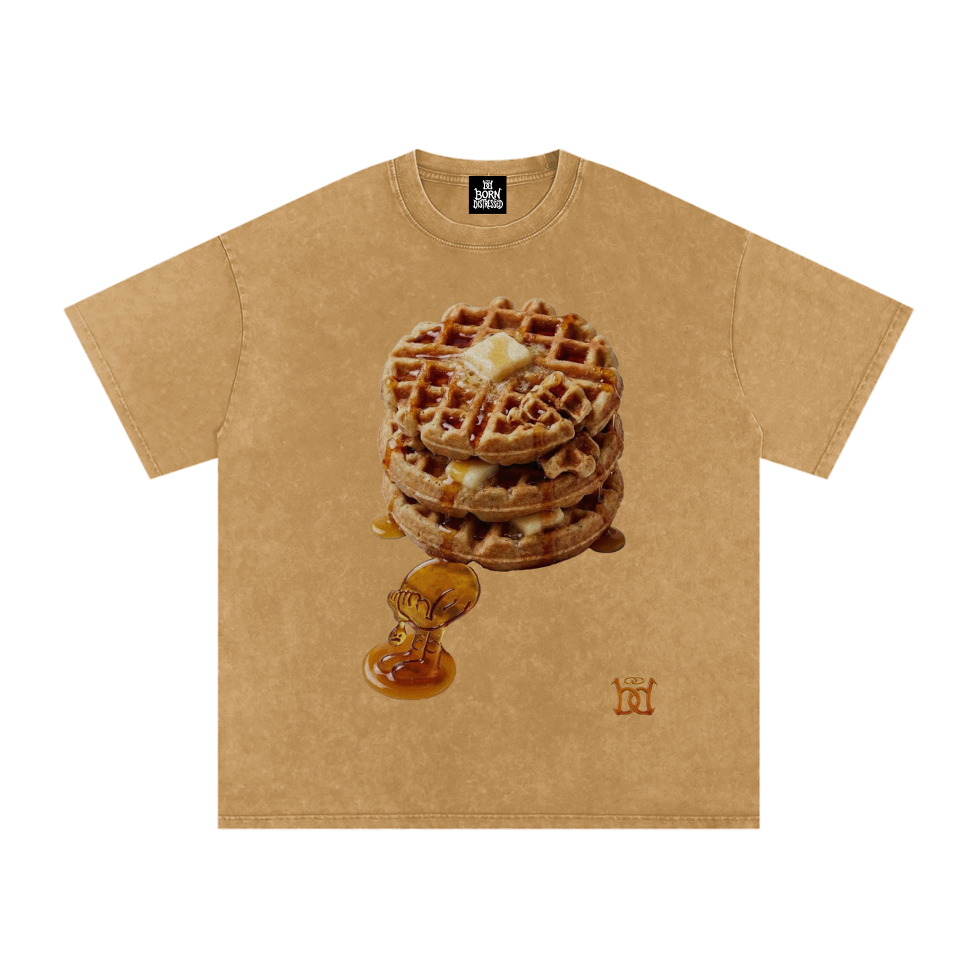 Stackz Snow Washed Oversized Cotton Tee