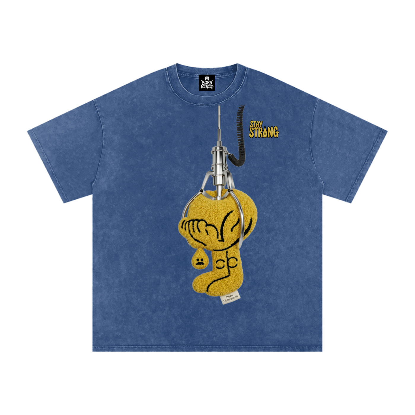 Dollar 2 Play Snow Washed Oversized Cotton Tee