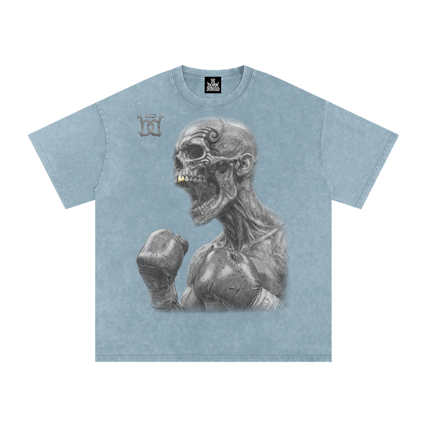 Mike Tyson / Living Legend Snow Washed Oversized Cotton Tee