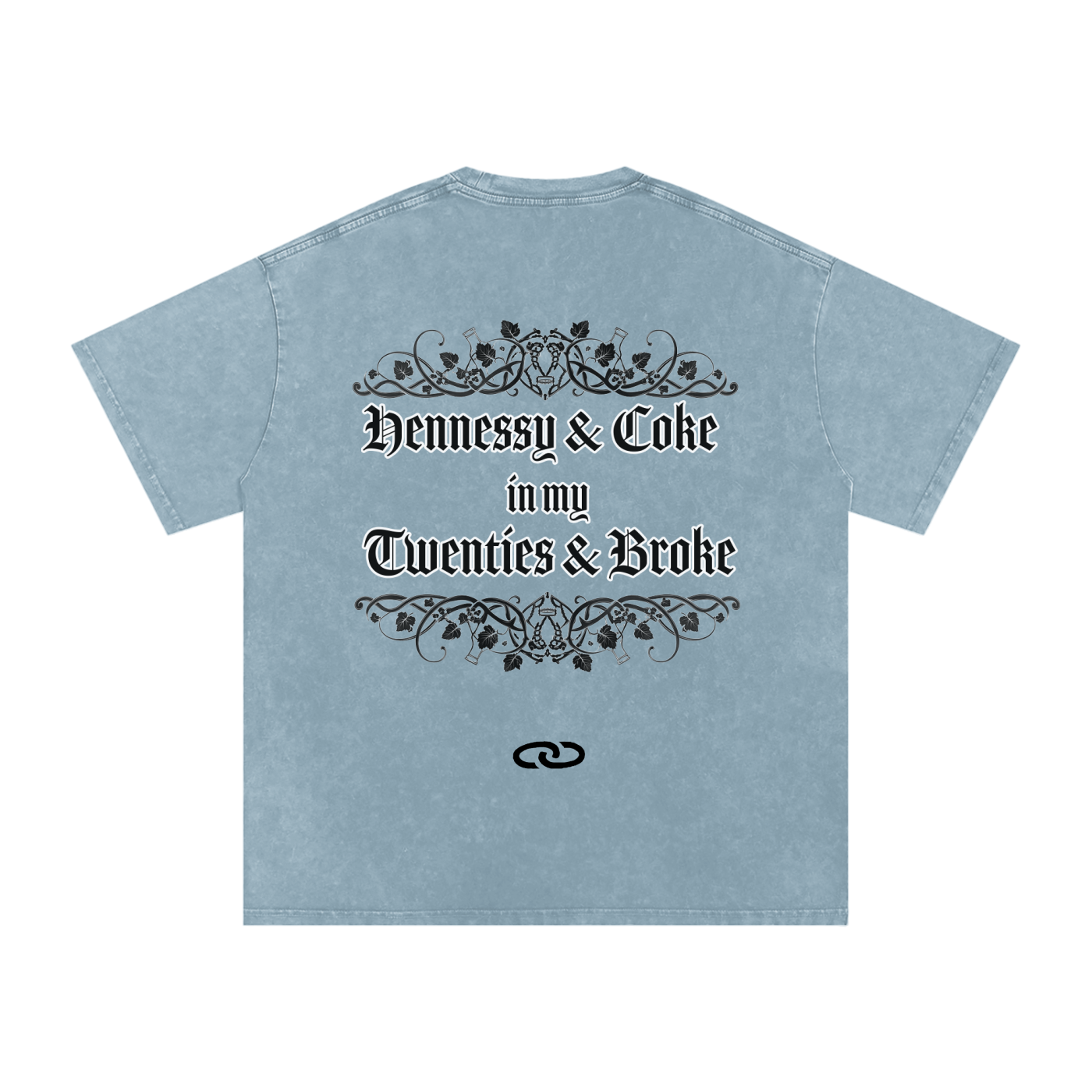 Henny Penny Snow Washed Oversized Cotton Tee
