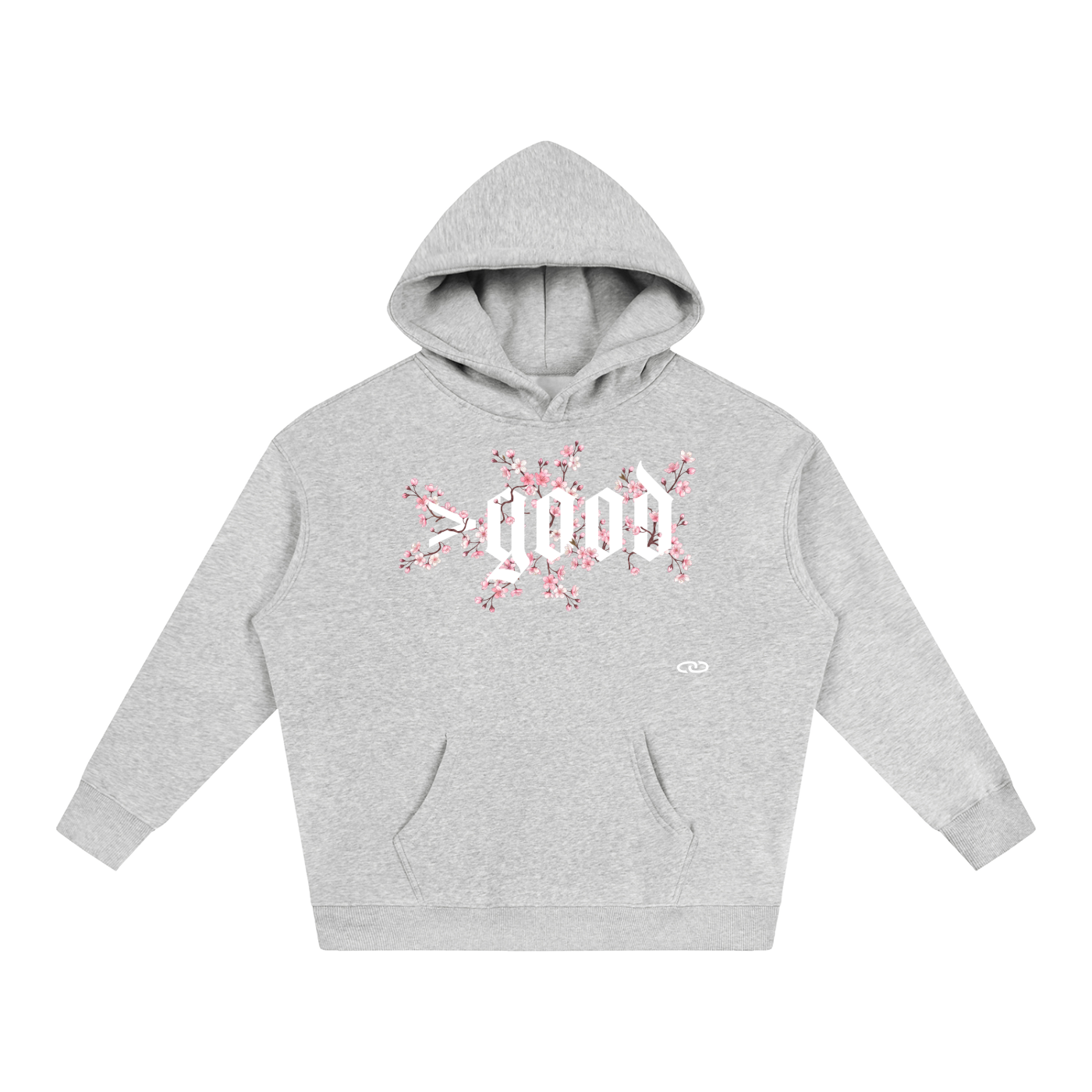 Cherry Blossom Oversize Fleeced Hoodie