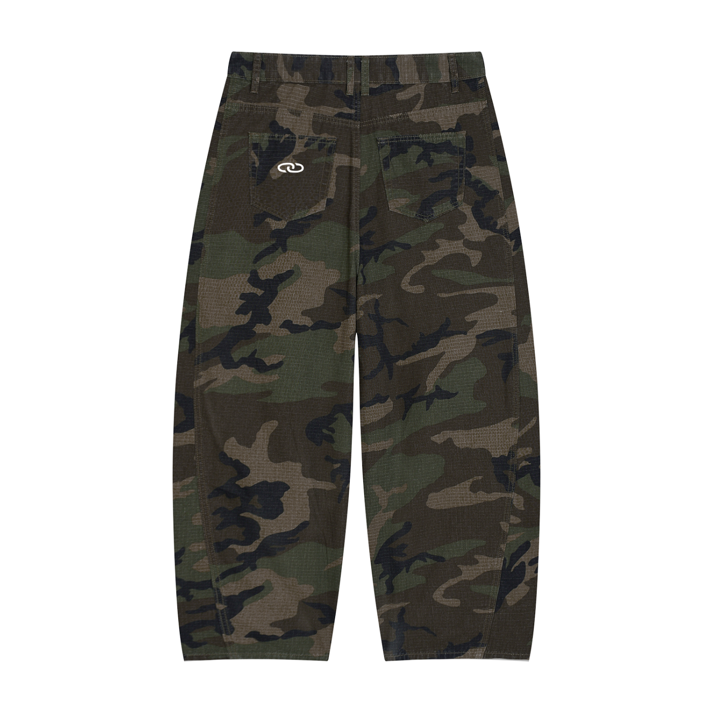 >good Men’s Camo Barrel Leg Cargo Pants