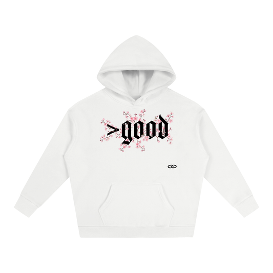 Cherry Blossom Oversize Fleeced Hoodie