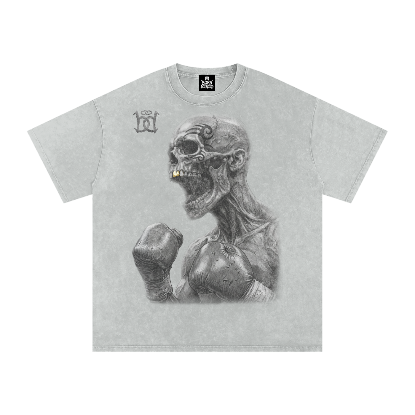 Mike Tyson / Living Legend Snow Washed Oversized Cotton Tee