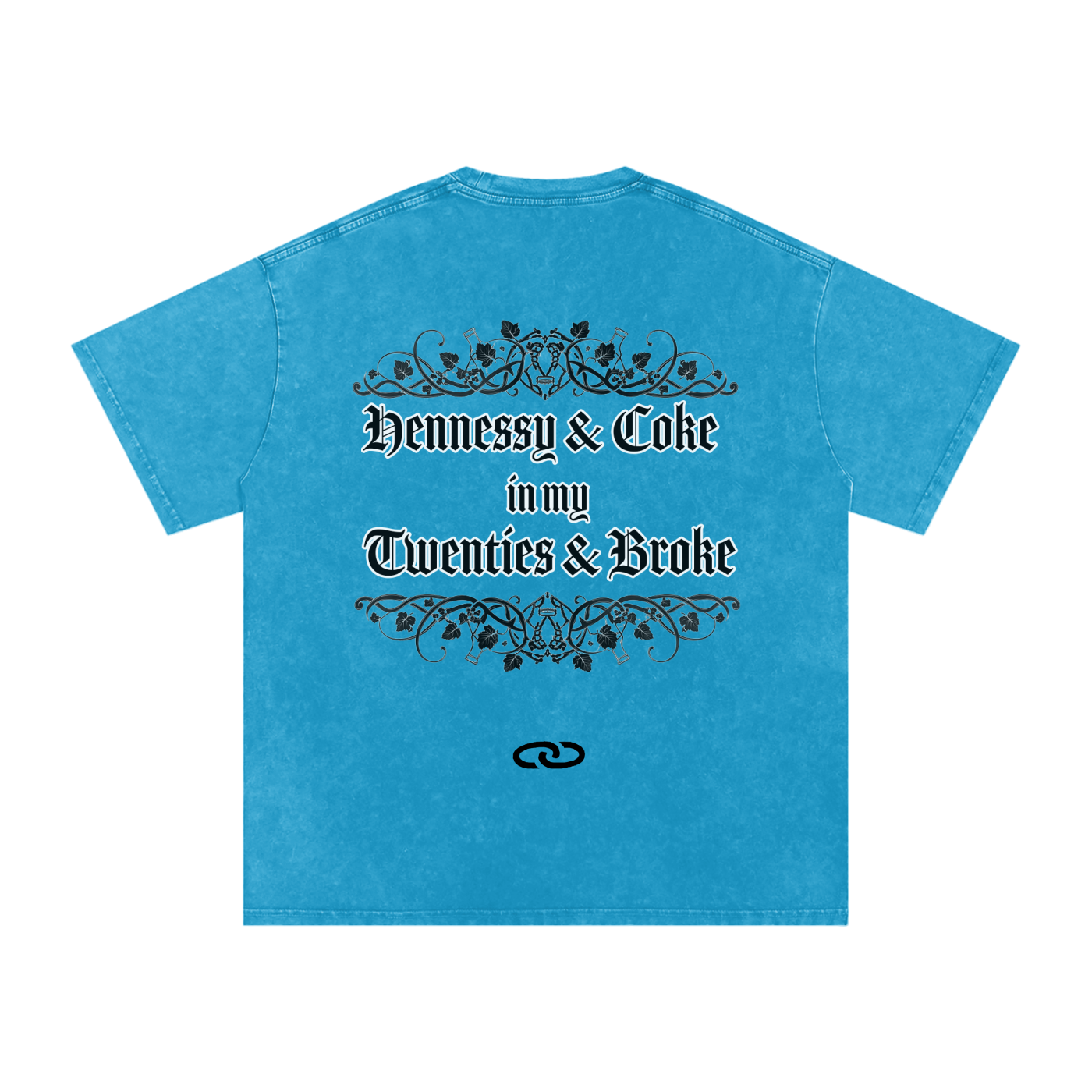 Henny Penny Snow Washed Oversized Cotton Tee