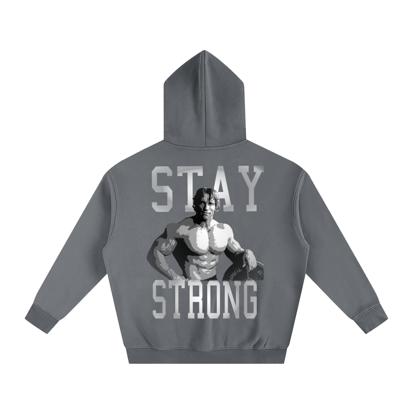 Arnie Stay Strong Oversize Fleeced Hoodie