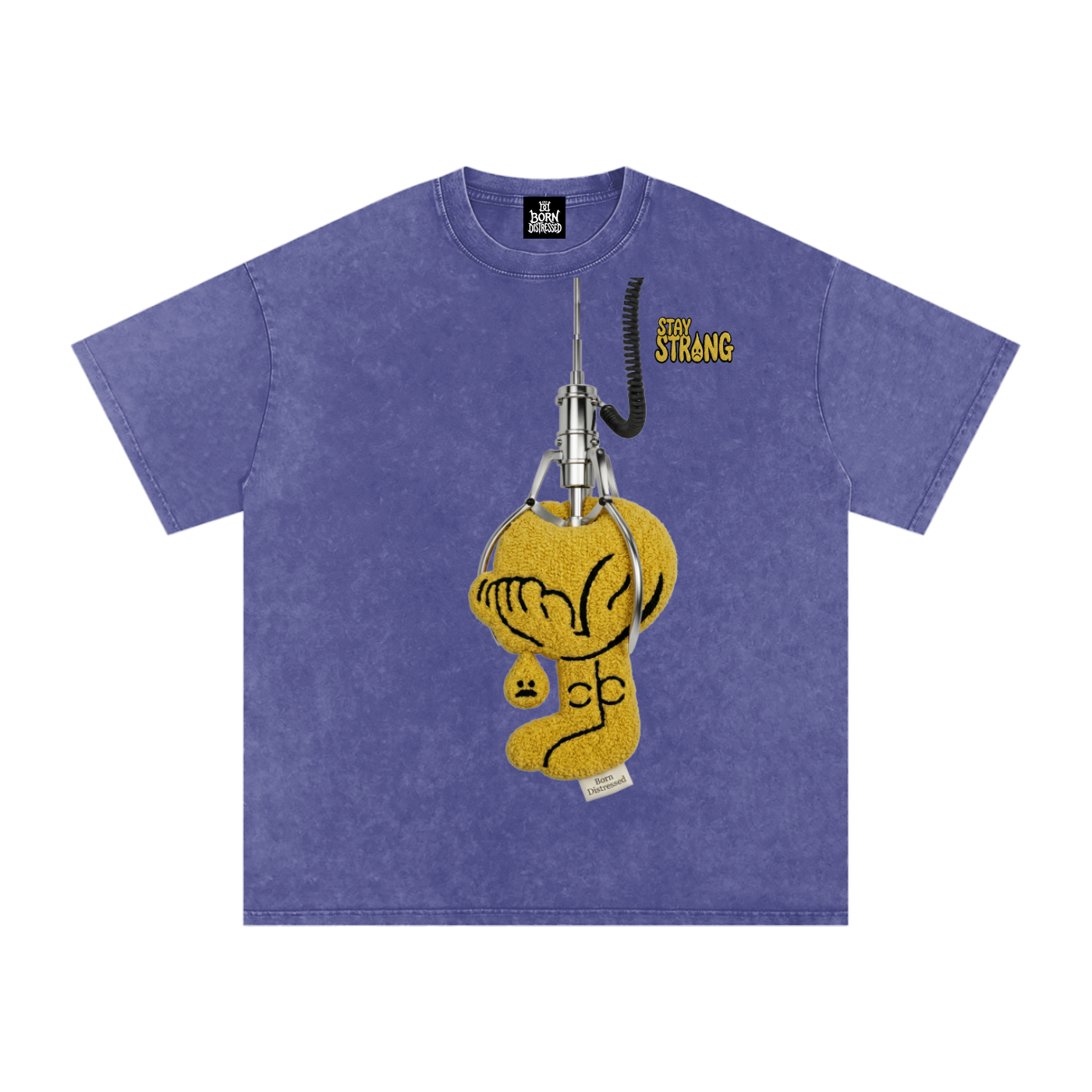 Dollar 2 Play Snow Washed Oversized Cotton Tee