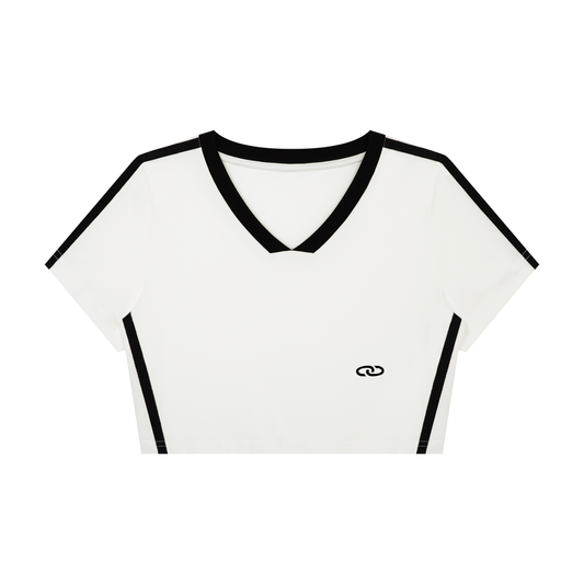 Women’s Slim Fit Color Block Tee