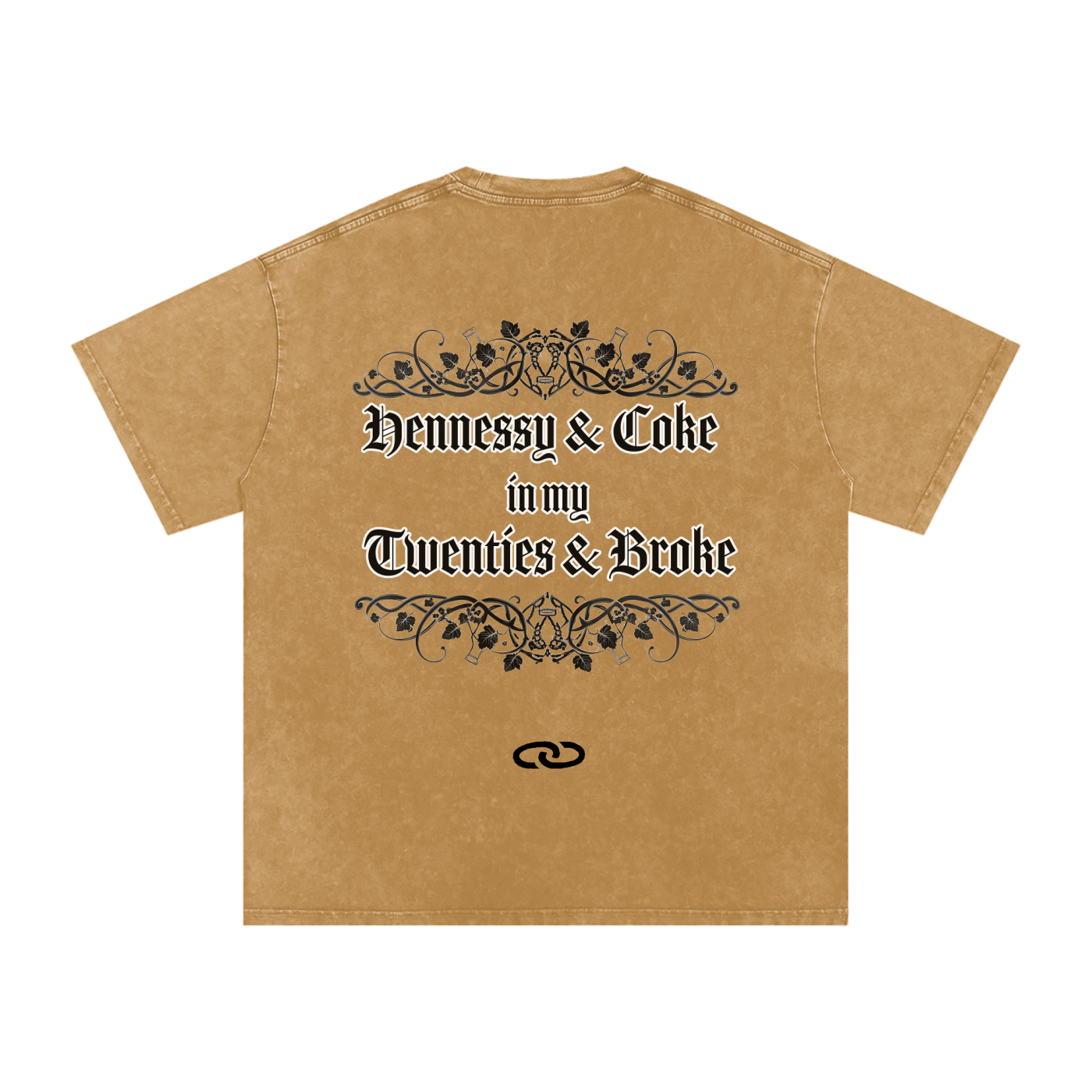 Henny Penny Snow Washed Oversized Cotton Tee