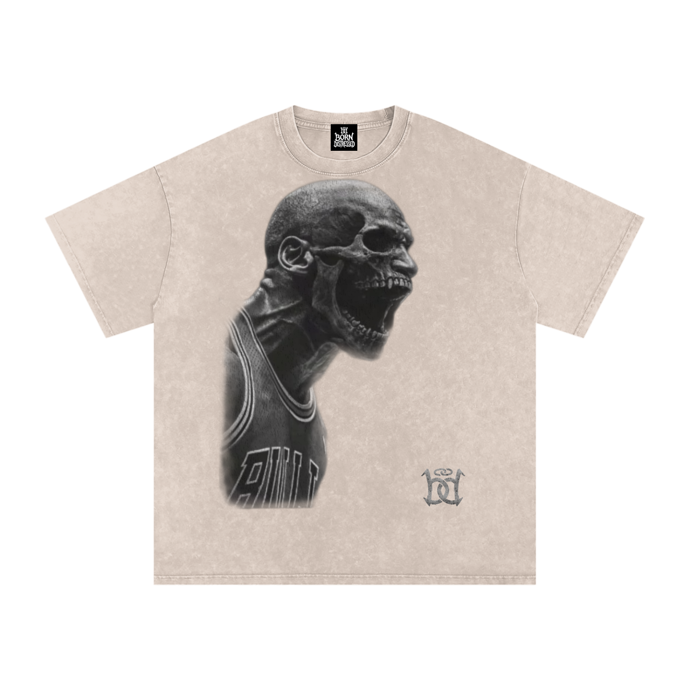 Michael Jordan / Living Legend Snow Washed Oversized Cotton Tee